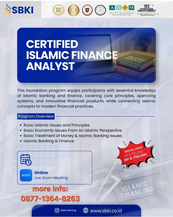 Training dan Sertifikasi CIFA Certified Islamic Finance Analyst