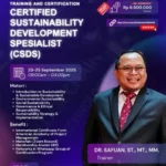 Training dan Sertifikasi CSDS Certified Sustainability Development Specialist