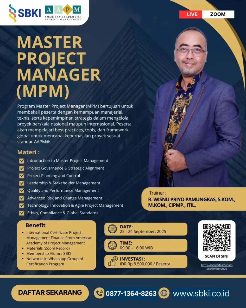 Training dan Sertifikasi MPM Master Project Manager